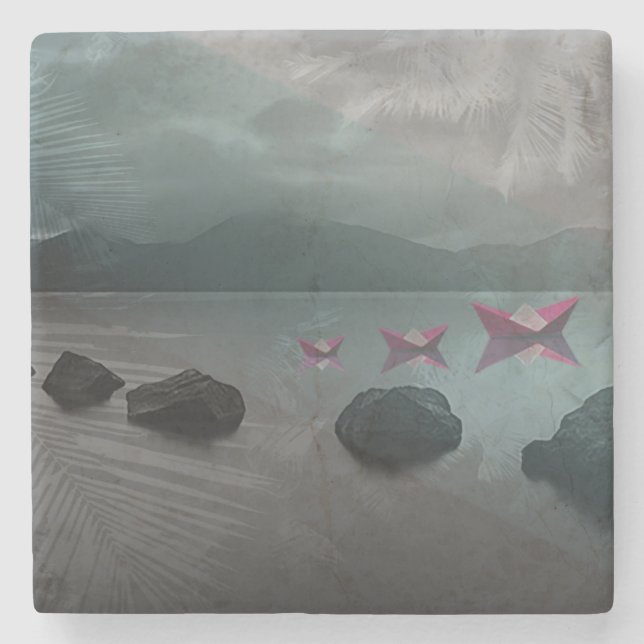 Posavasos De Piedra Rocas (Anverso)