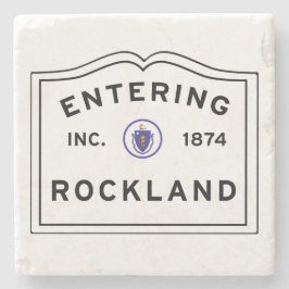 Posavasos De Piedra Rockland Massachusetts Entrando