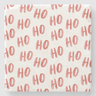 Posavasos De Piedra Rojo Blanco Ja Ja Ja