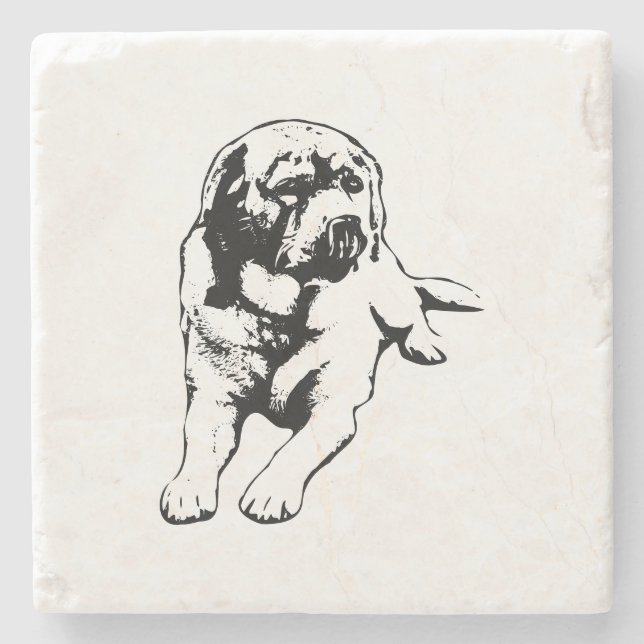 Posavasos De Piedra Romper lamparo - Humor de mesa (Anverso)
