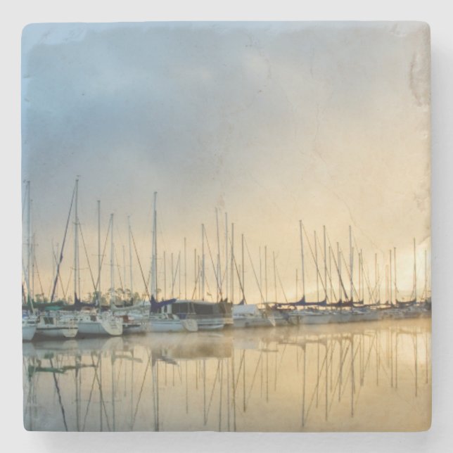 Posavasos De Piedra Rompiendo a través de II (Anverso)