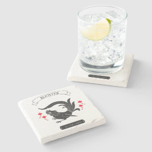 Posavasos De Piedra Rooster japonés