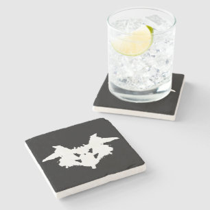 Posavasos De Piedra Rorschach Inkblot