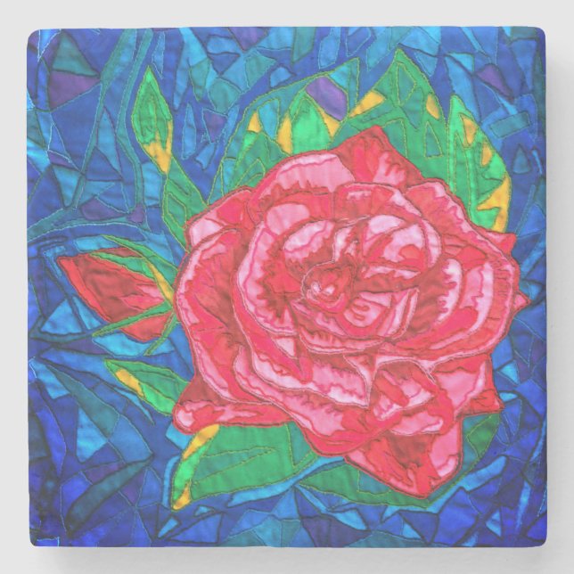 Posavasos De Piedra Rosa (Anverso)