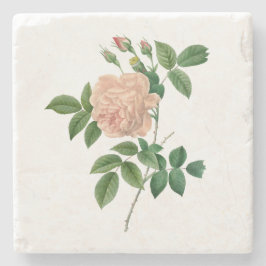 Posavasos De Piedra Rosa de cosecha Vintage Amigo de Flor Madre Regalo