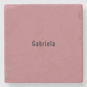 Posavasos De Piedra Rosa Gold Color Profesional Moda moderna