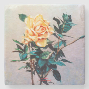 Posavasos De Piedra Rosa/Rose