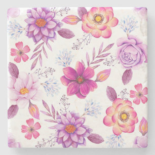 Posavasos De Piedra Rosa violeta