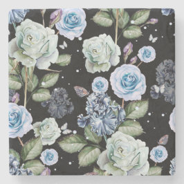 Posavasos De Piedra Rosas Stone Coaster