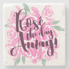 Posavasos De Piedra Rosé la cita ausente de Typograpy de los
