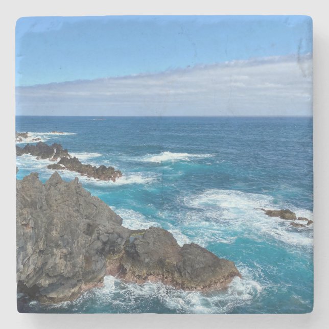 Posavasos De Piedra Rotsen in zee (Anverso)