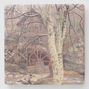 Posavasos De Piedra Rueda de agua