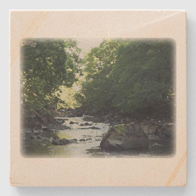 Posavasos De Piedra Rural Sweden May (Anverso)