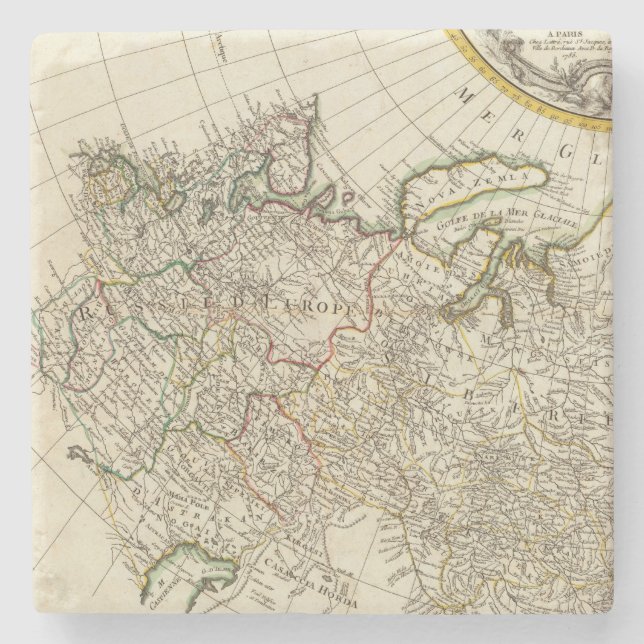 Posavasos De Piedra Rusia 18 (Anverso)