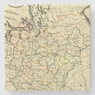 Posavasos De Piedra Rusia en Europa con los límites resumidos