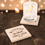 Posavasos De Piedra Rústico Nombre Familia Cabina Cabaña Lodge Lake Ho<br><div class="desc">Moderna y rústica posada de piedra con un moderno diseño boscoso con pinos,  bosques y pájaros rodeados de su nombre familiar personalizado,  nombre personalizado de su cabaña,  cabaña,  casa de lago o cualquier otra,  así como del año establecido.</div>
