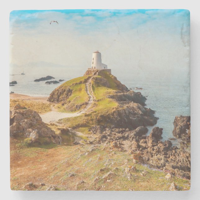 Posavasos De Piedra Ruta Al Faro (Anverso)