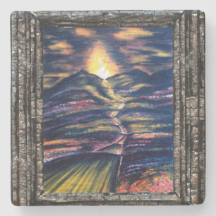 Posavasos De Piedra Ruta de la vida