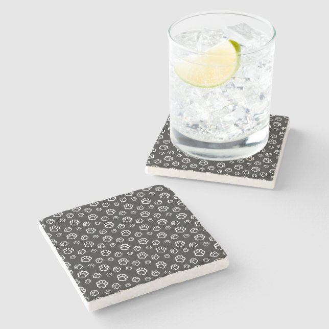 Posavasos De Piedra Rutas de gato (Lateral)