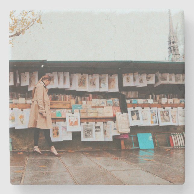 Posavasos De Piedra Sábados en la montaña rusa de piedra del Sena (Anverso)
