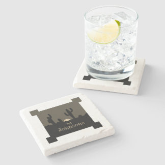 Posavasos De Piedra Saguaro Sunset Coaster
