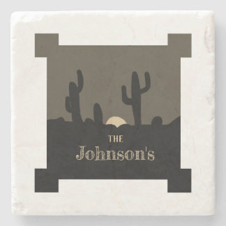 Posavasos De Piedra Saguaro Sunset Coaster