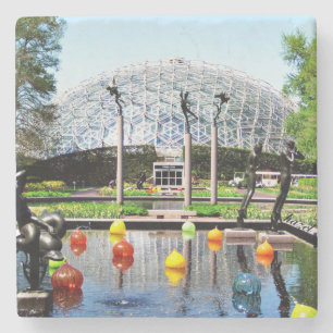 Posavasos De Piedra Saint Louis, St. Louis botánico, práctico de cos