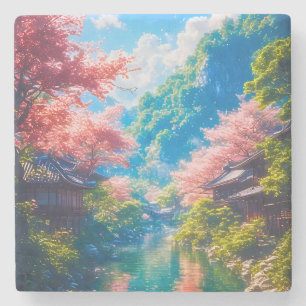 Posavasos De Piedra Sakura Utsuru Seiryū 