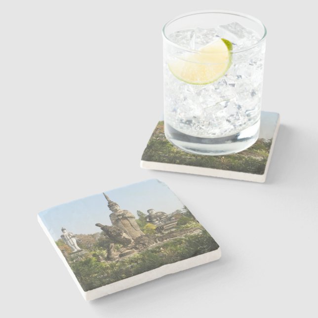 Posavasos De Piedra Sala Keo Kou, Nong Khai, Tailandia (Lateral)