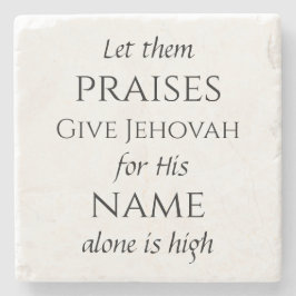 Posavasos De Piedra Salmo 148 montaña rusa 5/8