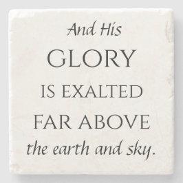 Posavasos De Piedra Salmo 148 montaña rusa 6/8