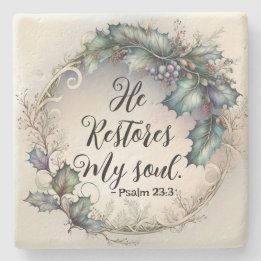 Posavasos De Piedra Salmo 23:3
