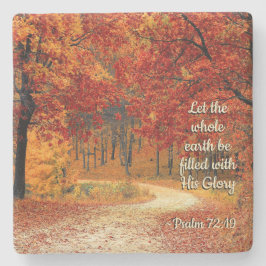 Posavasos De Piedra Salmo 72:19 Que la Tierra se llene de su gloria