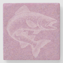 Posavasos De Piedra Salmon Rising