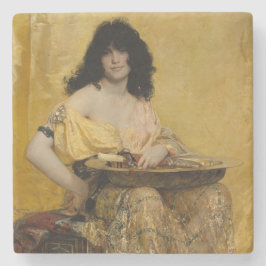Posavasos De Piedra Salomé (retrato femenino) (de Henri Regnault)