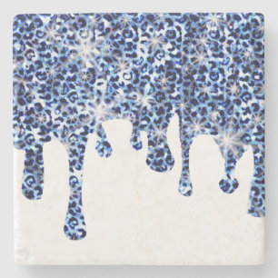 Posavasos De Piedra Salto de espárragos con queso azul