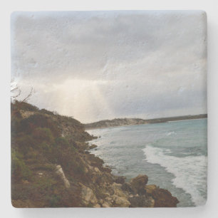 Posavasos De Piedra Salto De Sol En El Océano,