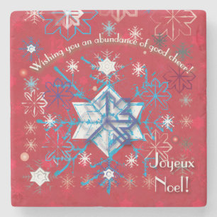 Posavasos De Piedra Saludos de Snowflake I