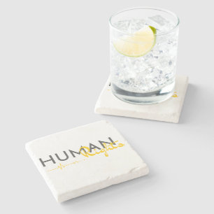 Posavasos De Piedra Salvamento de los derechos humanos