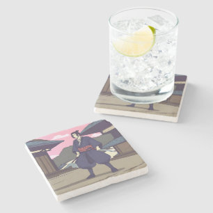 Posavasos De Piedra samurai