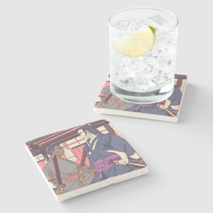 Posavasos De Piedra samurai