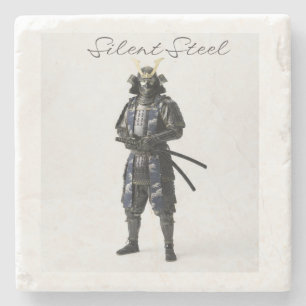 Posavasos De Piedra Samurai stone coaster