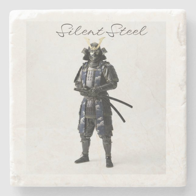 Posavasos De Piedra Samurai stone coaster (Anverso)