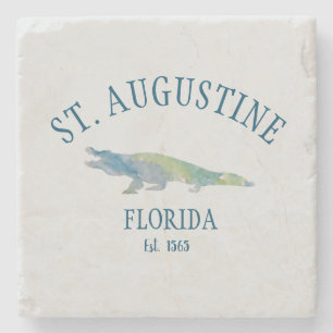 Posavasos De Piedra San Agustín Florida Est Beach Alligator