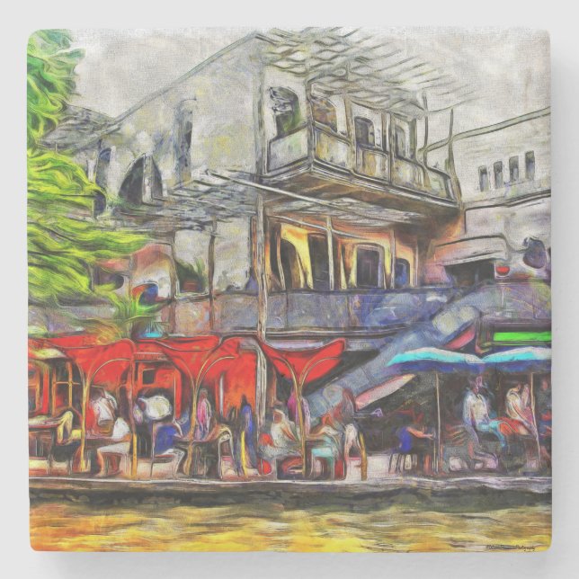 Posavasos De Piedra San Antonio Coasters (Anverso)