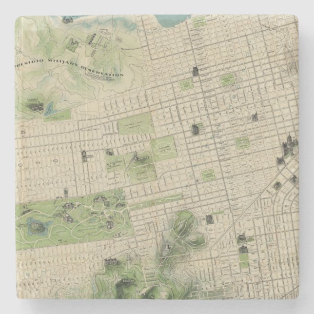 Posavasos De Piedra San Francisco (Anverso)