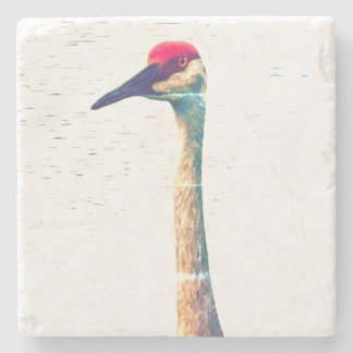 Posavasos De Piedra Sandhill Crane Coaster