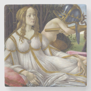 Posavasos De Piedra Sandro Botticelli - Venus y Mars, lado izquierdo
