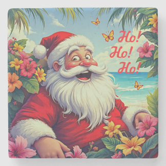 Posavasos De Piedra Santa Claus Stone Coaster 