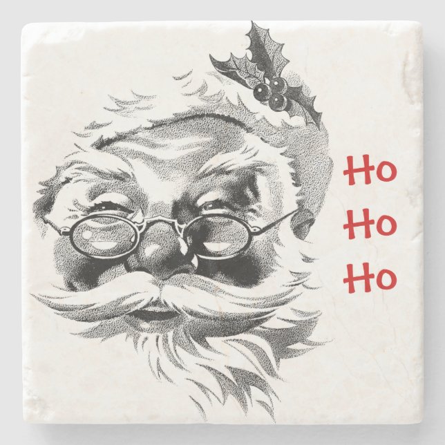 Posavasos De Piedra Santa Ho Ho Ho Ho (Anverso)